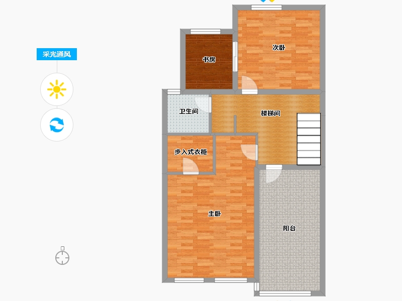 江苏省-徐州市-久隆澜桥-90.16-户型库-采光通风