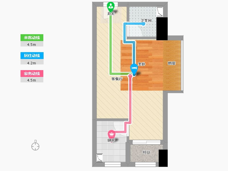 湖南省-株洲市-株洲市天元区金华路200号白金汉宫-30.92-户型库-动静线