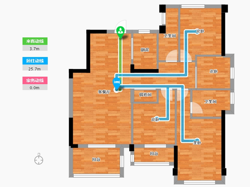 福建省-福州市-香缇时光2期-94.42-户型库-动静线