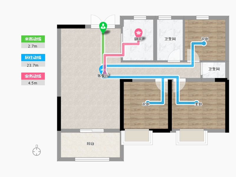 四川省-宜宾市-建中新区-81.00-户型库-动静线