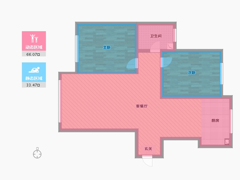 河北省-承德市-凤凰御景-90.00-户型库-动静分区