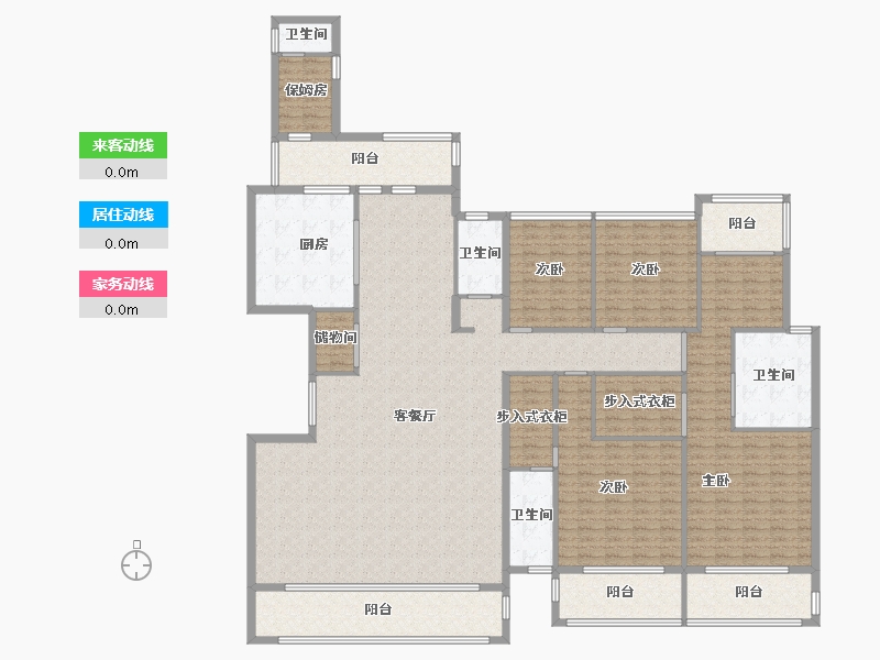 四川省-成都市-人居东湖长岛306m²-263.15-户型库-动静线