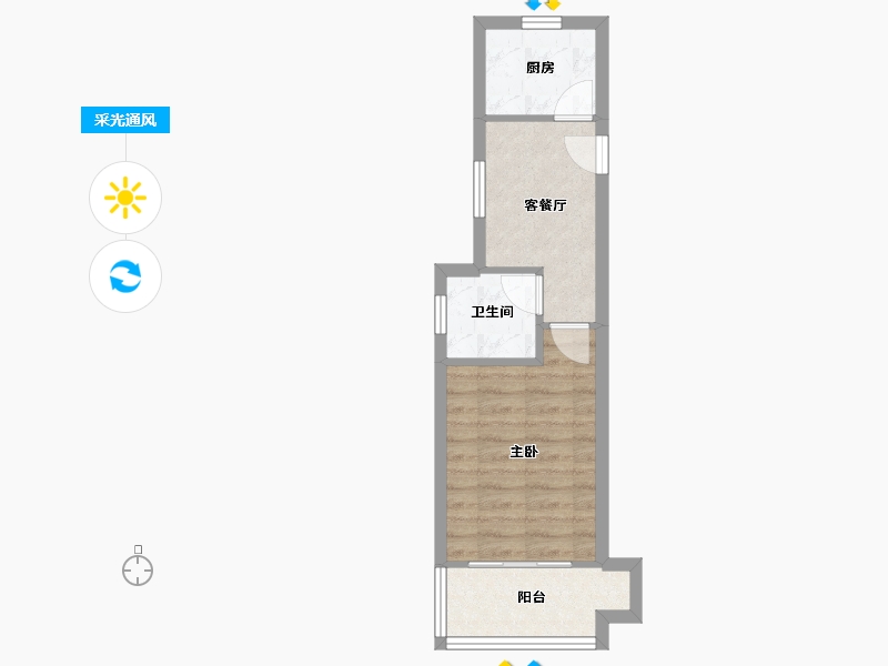 江苏省-南京市-花港幸福城-33.83-户型库-采光通风