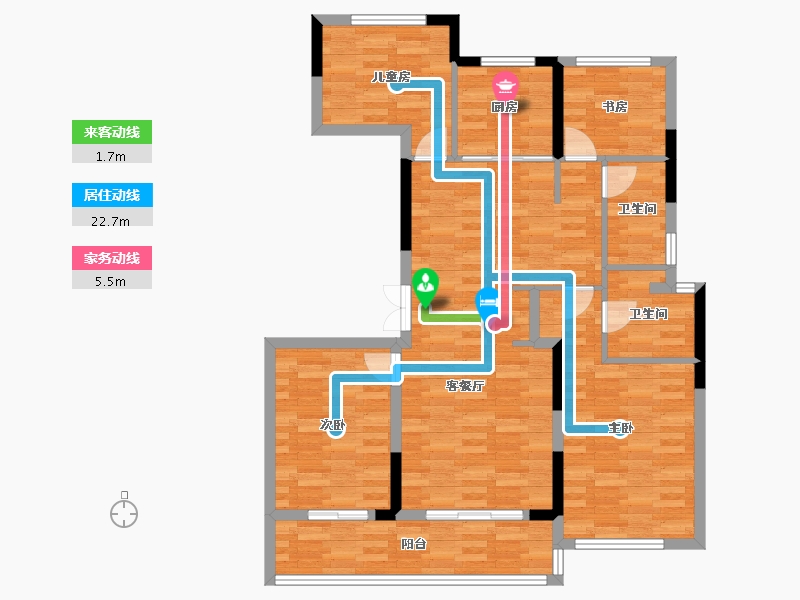 浙江省-杭州市-越秀招商云悦湾-101.03-户型库-动静线