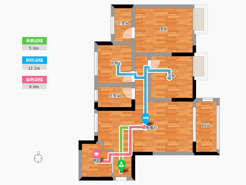 河南省-郑州市-中建森林上郡-77.81-户型库-动静线