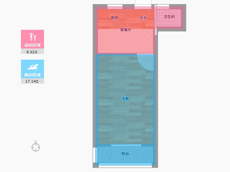 上海-上海市-济阳三村-22.35-户型库-动静分区