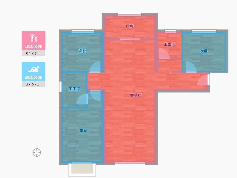 河北省-承德市-滦阳府-81.22-户型库-动静分区