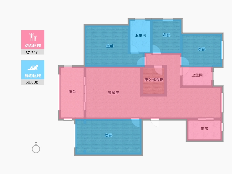 河北省-秦皇岛市-金屋秦皇半岛-138.66-户型库-动静分区