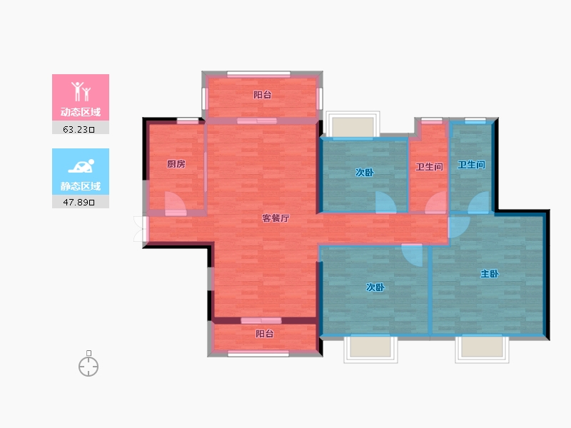 湖南省-娄底市-宁邦-100.11-户型库-动静分区