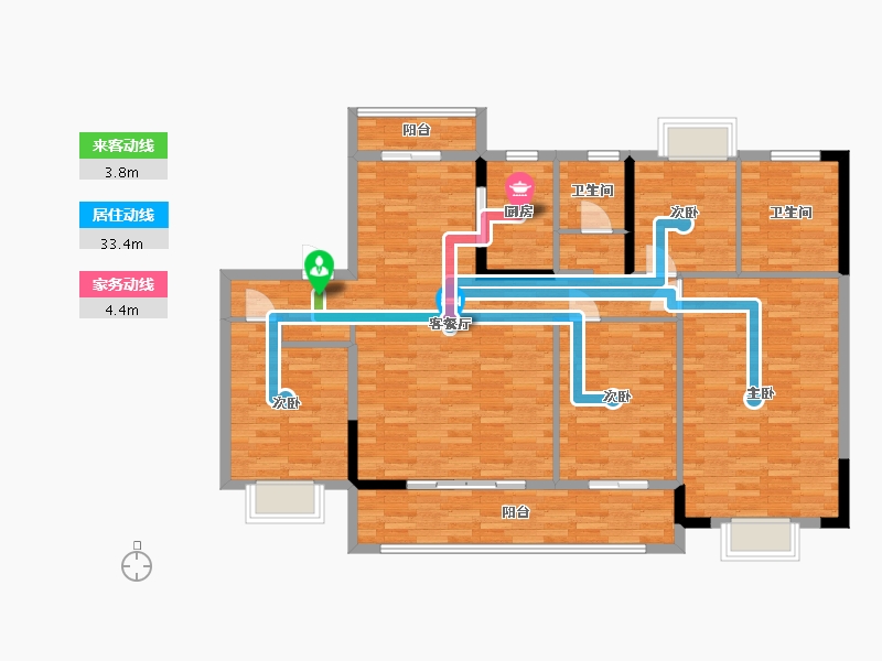 江西省-南昌市-华侨城万科-128.28-户型库-动静线