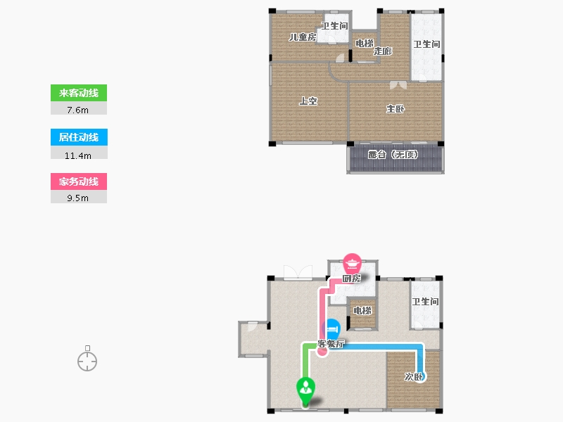 上海-上海市-金臣颐墅-436.02-户型库-动静线