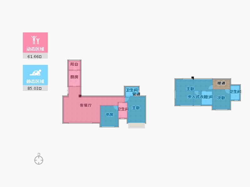 四川省-成都市-青秀阅山147m²-138.33-户型库-动静分区