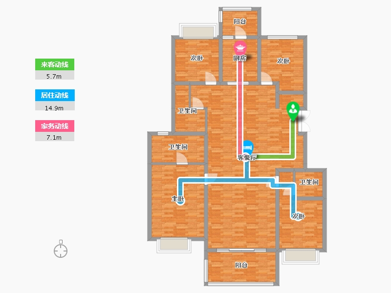 四川省-成都市-保利天空之城保利泊苑1号地块2号楼,保利泊苑1号地块7号楼,保利泊苑1号地块8号楼建面1-154.55-户型库-动静线