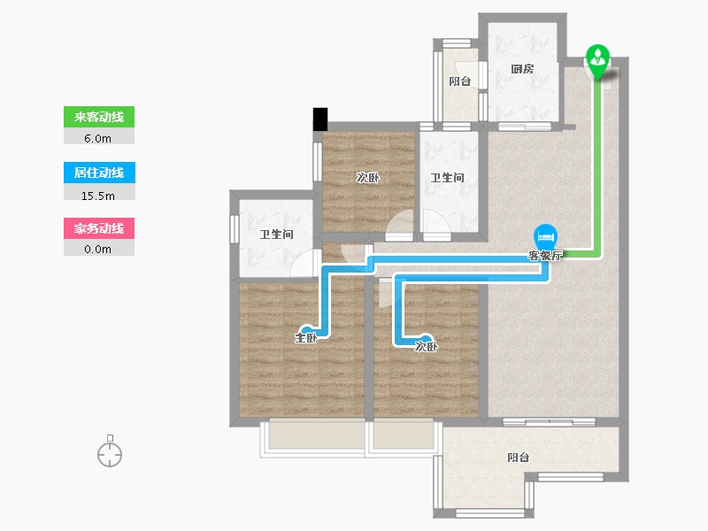 四川省-成都市-蓝光长岛城14号楼,15号楼,16号楼,17号楼,18号楼,19号楼,20号-92.00-户型库-动静线