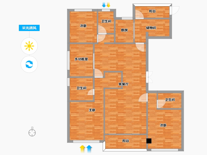 河南省-郑州市-亚新紫藤公馆1号楼,2号楼,5号楼,6号楼,7号楼,8号楼,10号楼,-132.00-户型库-采光通风