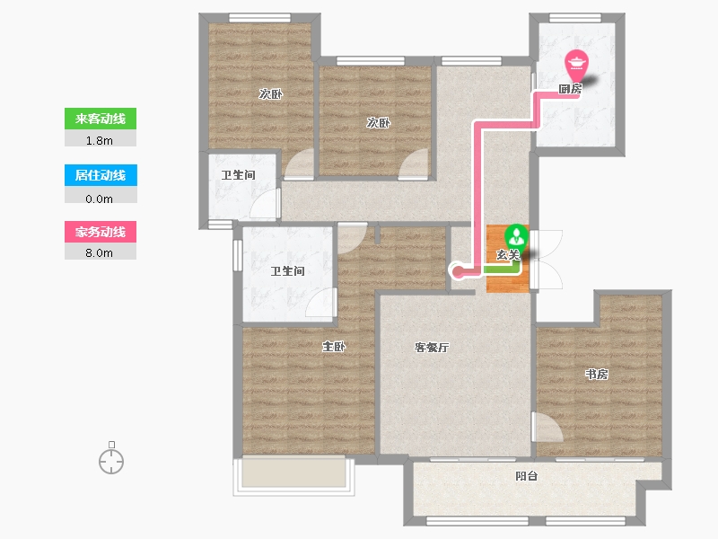 河南省-郑州市-福晟南山府7号楼,8号楼,9号楼,11,12,15,16,17-112.80-户型库-动静线