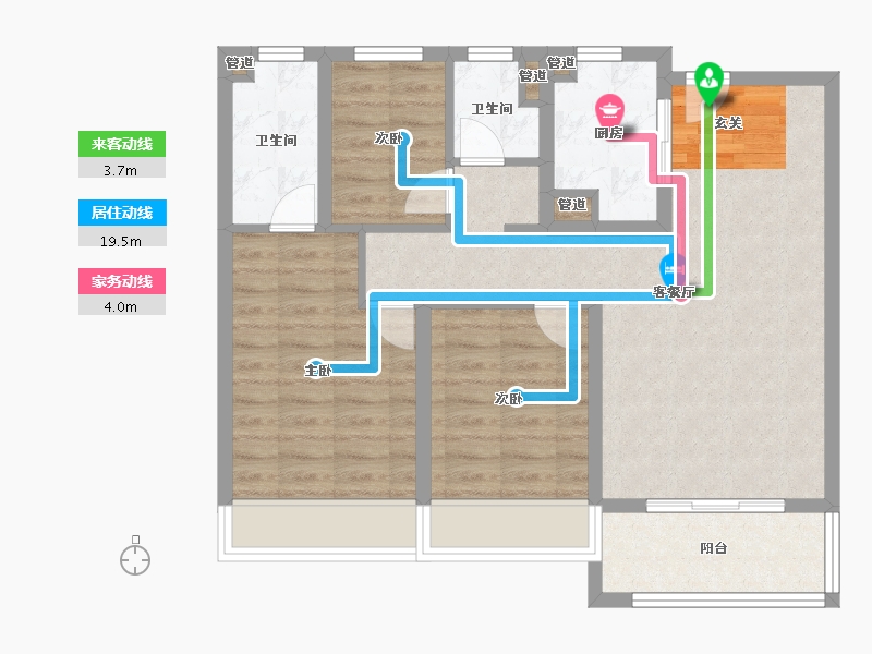 河南省-郑州市-融信江湾城一期2,二期2,三期999m²-79.20-户型库-动静线