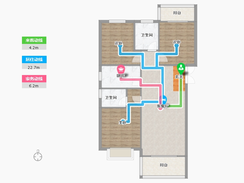 河南省-郑州市-中房华纳龙熙湾29119m²-95.20-户型库-动静线