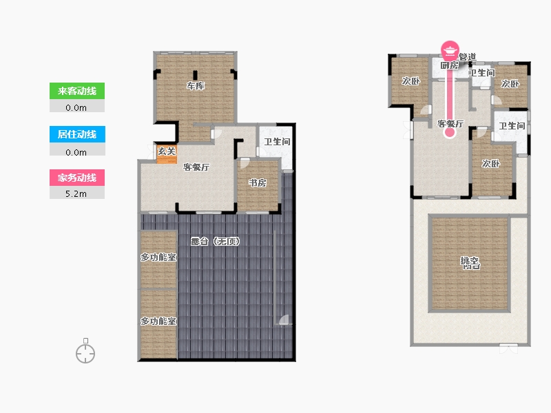 河南省-郑州市-元正康郡B5号楼,B6号楼,B7号楼,B8号楼,B17号楼143m²-467.72-户型库-动静线