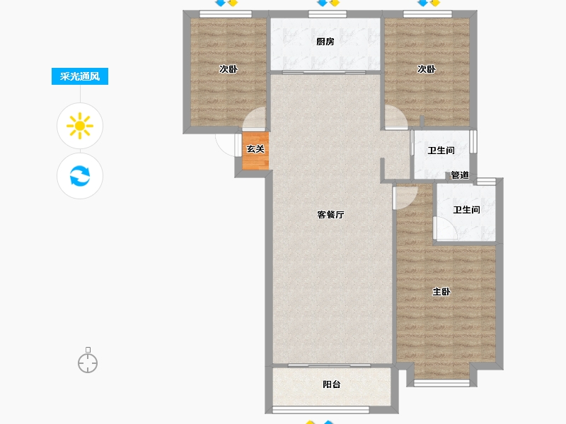 河南省-郑州市-碧桂园龙城天悦3号楼,5号楼,10号楼,11号楼,17号楼,18号楼,21-100.00-户型库-采光通风