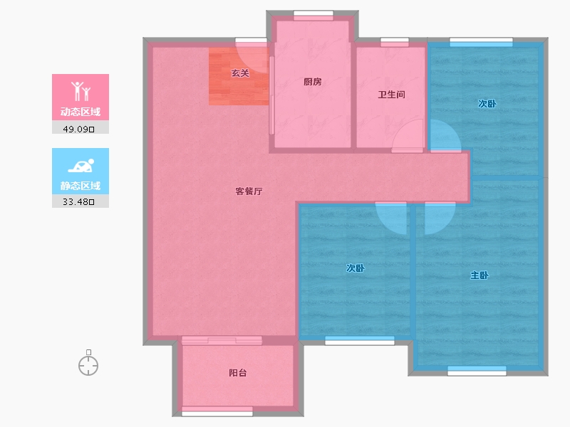 河南省-郑州市-新城尚郡一期5,一期7,一期8,一期9,一期10,一期1194m-75.20-户型库-动静分区