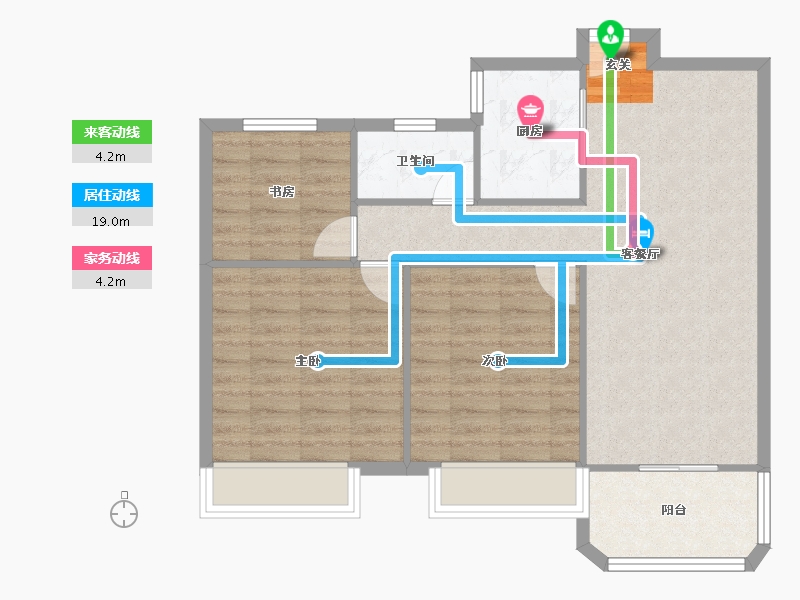 河南省-郑州市-光明索河湾三期1,三期2,三期3,三期798m²-78.40-户型库-动静线