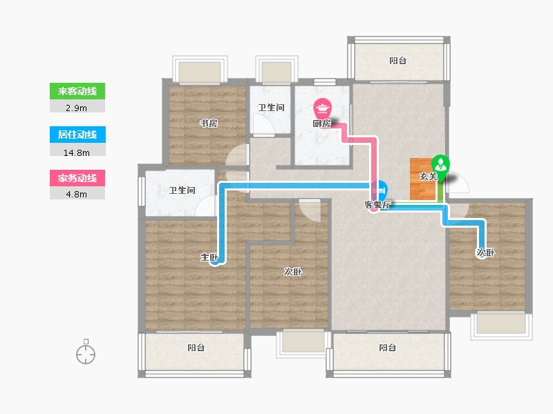 河南省-郑州市-居易西郡原著32,34,36,37,38148m²-118.40-户型库-动静线