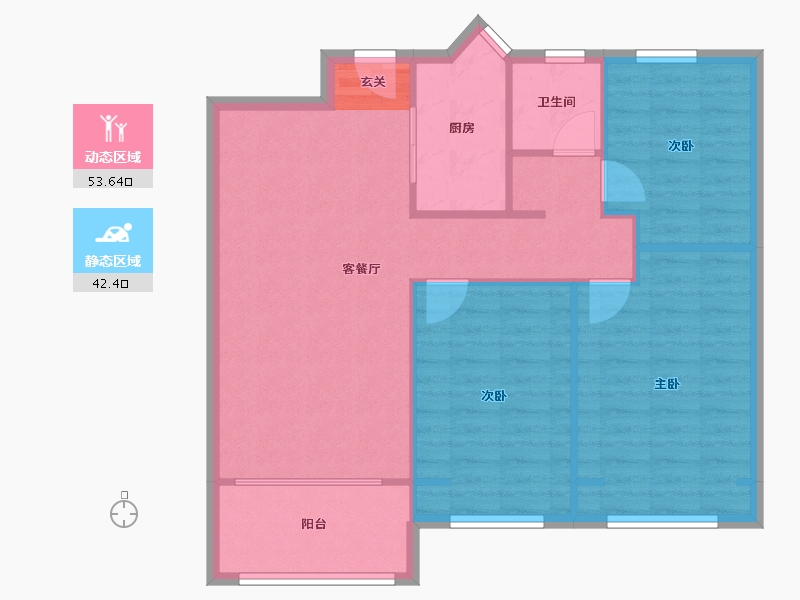 河南省-郑州市-瀚宇天悦湾7号院1号楼,7号院2号楼,7号院3号楼,7号院7号楼,7号院8号楼,-88.00-户型库-动静分区