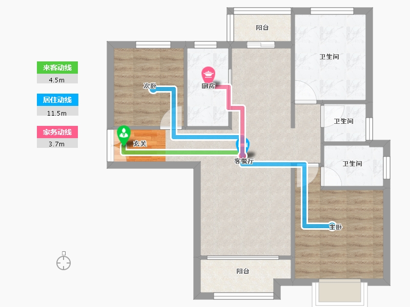 河南省-郑州市-郑西鑫苑名家3期21,3期22,3期23,4689m²-71.19-户型库-动静线