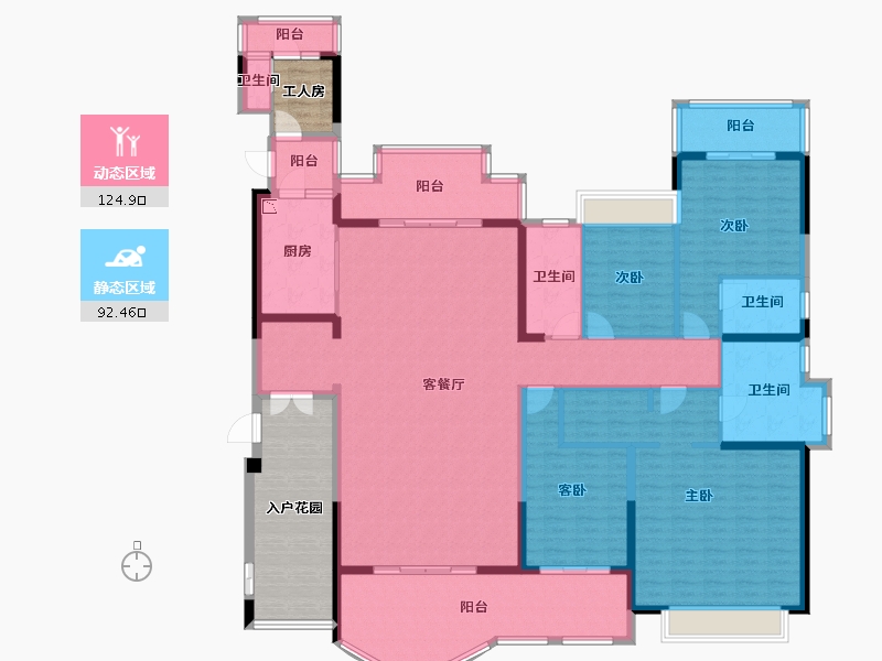 广东省-深圳市-坪山-216.84-户型库-动静分区