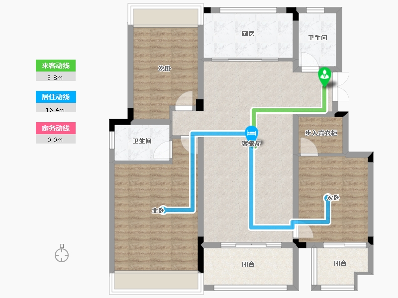 安徽省-马鞍山市-伟星-113.91-户型库-动静线