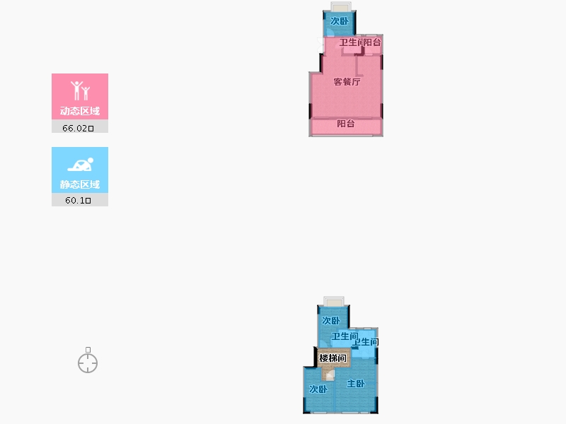 重庆-重庆市-龙湖三千庭洋房11，13，10，8号楼，套内0m²-121.38-户型库-动静分区