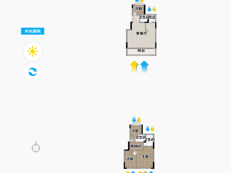 重庆-重庆市-龙湖三千庭洋房11，13，10，8号楼，套内0m²-121.38-户型库-采光通风