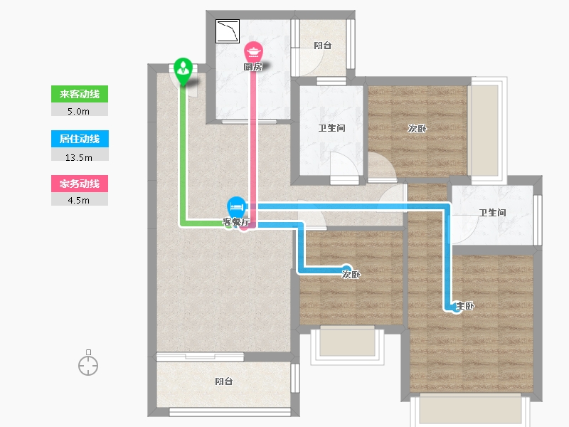 四川省-成都市-成发紫悦府-78.63-户型库-动静线