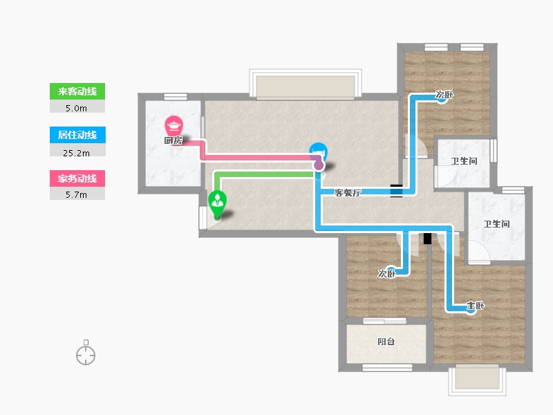 福建省-厦门市-首开领翔上郡8号楼,9号楼,10号楼112m²-81.75-户型库-动静线