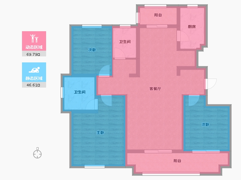 山东省-枣庄市-善国盛景-103.41-户型库-动静分区