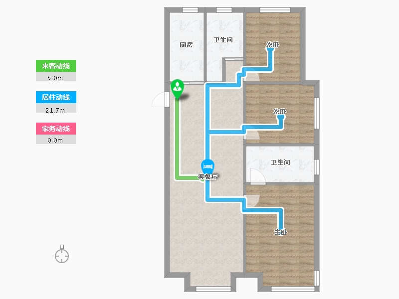 天津-天津市-实地海棠雅著圣景豪庭19号楼,圣景豪庭20号楼,圣景豪庭33号楼,圣景豪庭21号楼,-84.00-户型库-动静线