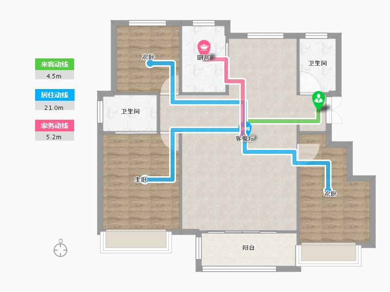 天津-天津市-新城悦隽首府悦隽首府4号楼,悦隽首府7号楼,悦隽首府14号楼,悦隽首府23号楼,悦-100.80-户型库-动静线