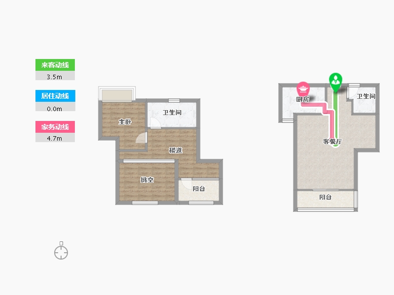 福建省-厦门市-招商雍和府　89m²-81.52-户型库-动静线