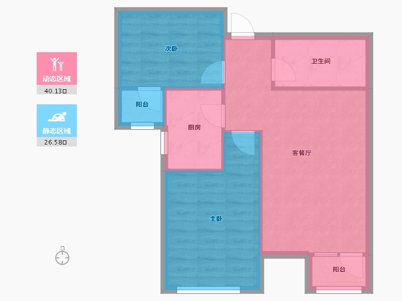 天津-天津市-海泰海港花园32号楼,34号楼,36号楼,37号楼,39号楼,40号楼,41-60.20-户型库-动静分区