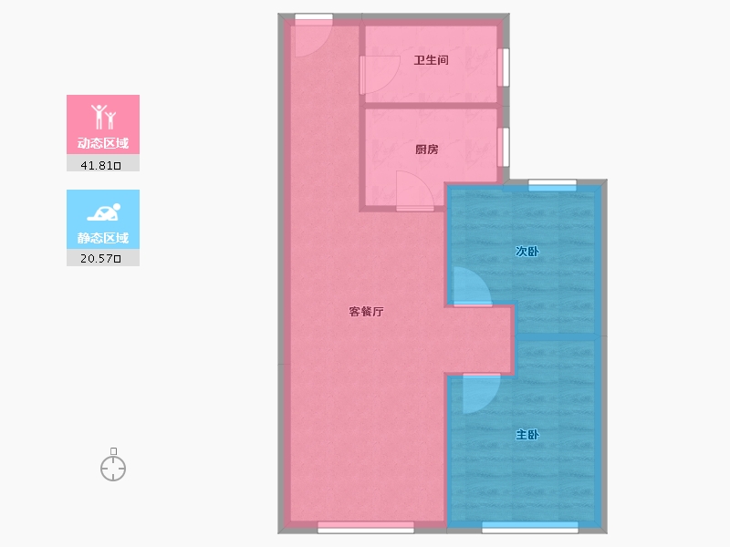 天津-天津市-鸿坤理想城澜境西苑26号楼,澜境西苑9号楼,澜境西苑27号楼建面118m²-56.44-户型库-动静分区