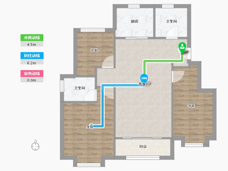 天津-天津市-星河领御2号楼,7号楼,19号楼,25号楼,26号楼,32号楼,33号楼,-76.48-户型库-动静线