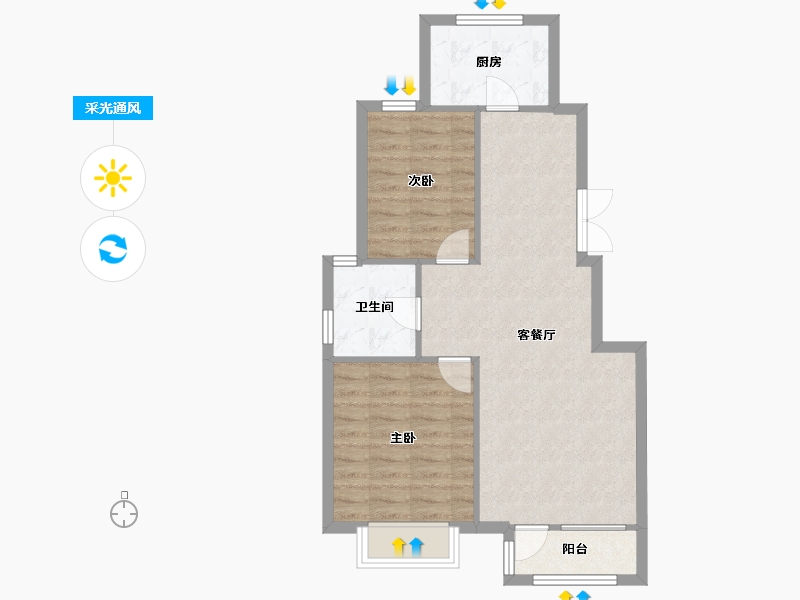 天津-天津市-天房泊玺苑泊玺苑2号楼,泊玺苑3号楼,泊玺苑4号楼,泊玺苑8号楼,泊玺苑11号楼,-67.73-户型库-采光通风