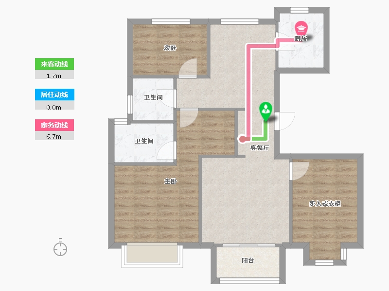 天津-天津市-路劲隽悦府隽悦花园4号楼,隽悦花园5号楼,隽悦花园6号楼,隽悦花园7号楼,隽悦花园8-81.00-户型库-动静线