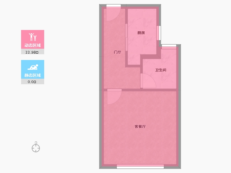 天津-天津市-首创新北京半岛禧瑞春晓28号楼建面50m²-30.05-户型库-动静分区