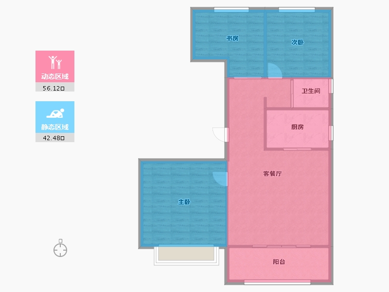 天津-天津市-碧桂园听湖56号楼,57号楼,58号楼,59号楼,60号楼,61号楼建面11-90.40-户型库-动静分区