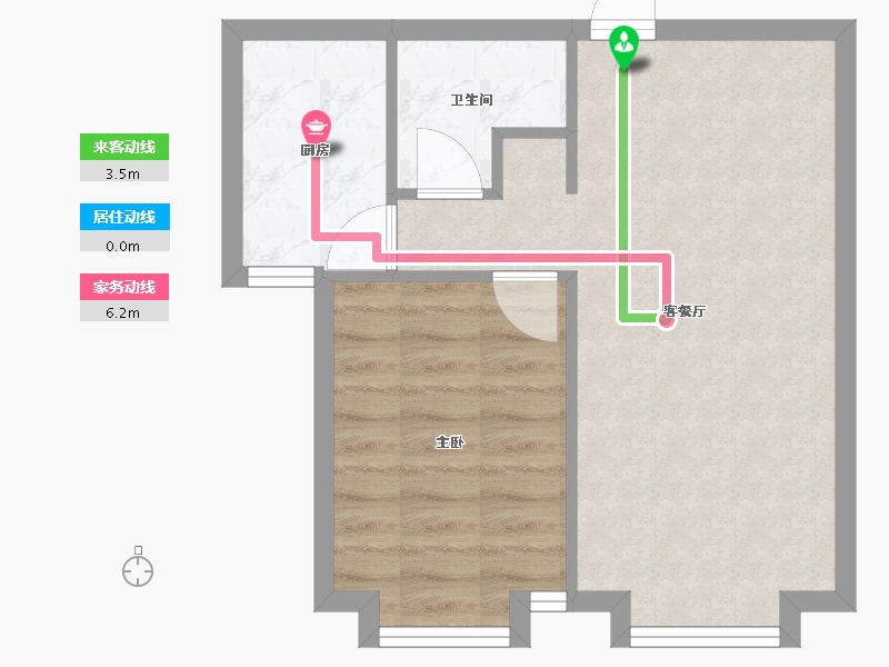 天津-天津市-江南邑2号楼建面68m²-43.71-户型库-动静线