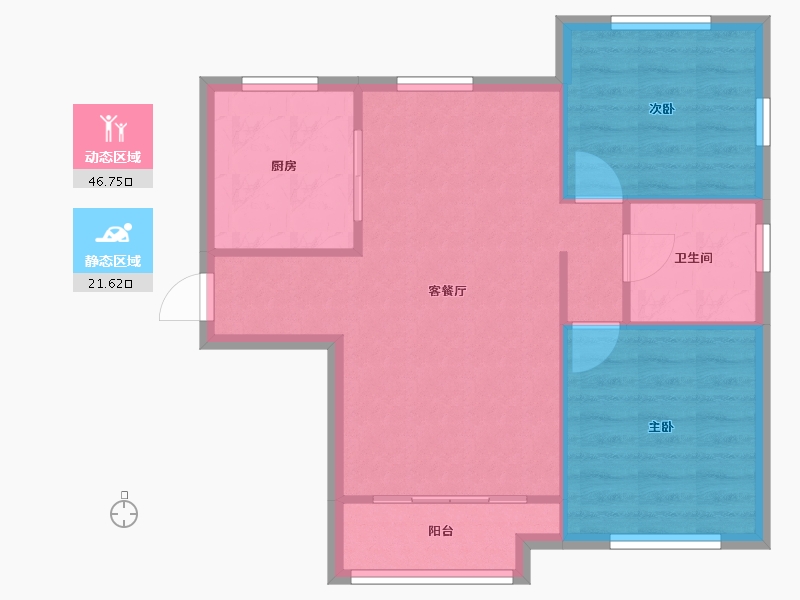 天津-天津市-天房璟悦府盛庭豪景1号楼,盛庭名景12号楼,20号楼,21号楼,盛庭豪景14号楼,-62.17-户型库-动静分区