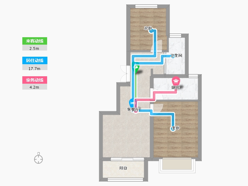 天津-天津市-金侨瑞公馆1栋,2栋,3栋,4栋,9栋,10栋,11栋,12栋,15栋-50.08-户型库-动静线