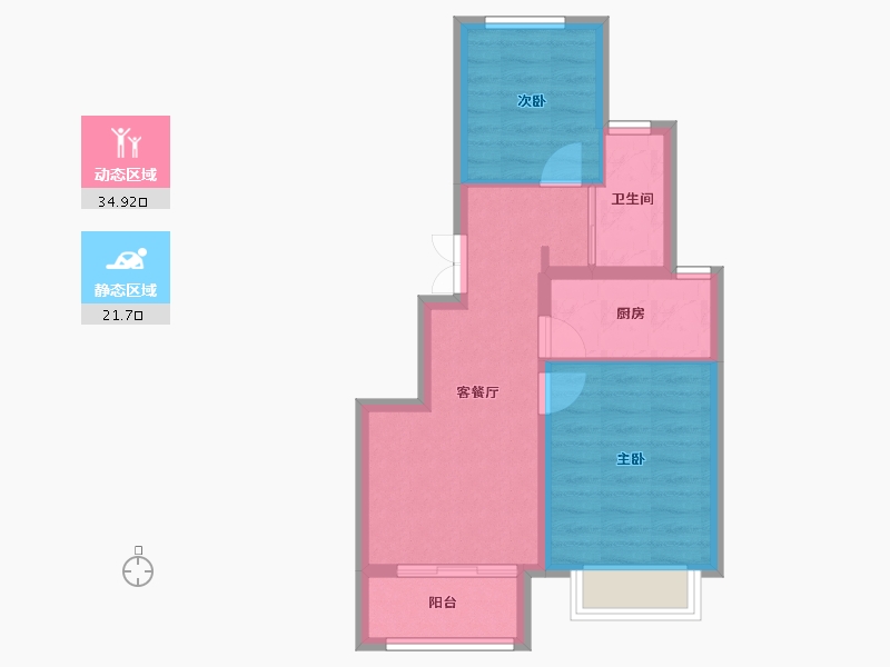 天津-天津市-金侨瑞公馆1栋,2栋,3栋,4栋,9栋,10栋,11栋,12栋,15栋-50.08-户型库-动静分区